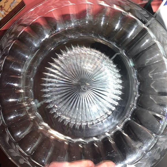 Beautiful Heisey Cut Glass Plate - Picture 1 of 7